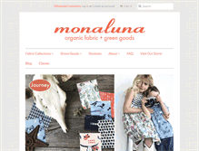 Tablet Screenshot of monaluna.com